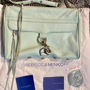 Rebecca Minkoff MAC Crossbody Bag - ice blue